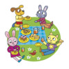 Cute funny puzzles for kids and toddlers