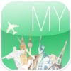 Malaysia Offline map & flights. Airline tickets, airports, car rental, hotels booking. Free navigation.