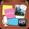 Sticky Desk -- HD Notes app with Photo Stickies, Sound Recording, and Multiple Desktop Notepad Spaces - the best of all note taking and audio apps