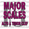 Major Scales Alto and Tenor Clef