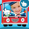 Starring You in The Wheels on the Bus: sing along to this favorite of all nursery rhymes - personalized for your baby, preschool & toddler bus driver!  Created by OkiPlay.