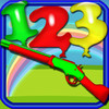 Shoot The Numbers - Playground Balloons Numbers Shooting Game