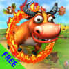 Bull King of circus: one touch action & racing game for jump & run