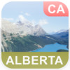 Alberta, Canada Offline Map - PLACE STARS