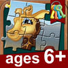 Kids Jigsaw Puzzles School 6+: Educational Game with Interactive 2 Player Mode for Ages 6 plus