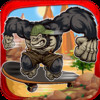 A Gorilla Thug Skateboarder Racing Game - Full Version