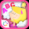 Princess ABC: Learn to Write - Free Kids Alphabet App for Preschool Girls - Letter Tracing Interactive Educational Game based on Montessori Logical Match Quiz for Kindergarten Children