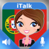 iTalk Portuguese conversational: record and play, learn to speak fast, vocabulary expressions and tests for english speakers