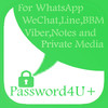 Password4U+ for WhatsApp,Viber,Line,WeChat,BBM,Private Media,Notes