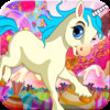 My Unicorn Runner - Little Crush Pony Jumping over Candy