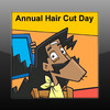 Annual Hair Cut Day in English Read-Along story with animation and audio recording