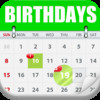 Birthday List Calendar-Never Forget Any Important Bday or Anniversary Anymore! (With Days Until Countdown Reminder) - Send Your Wishes by Email, Text Messages or Call Mobile!