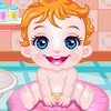 Baby Birthday : Bath & Change Diaper & Dress up