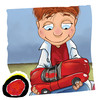 Edsel McFarlan’s New Car: a fun story for any car-obsessed kid  written by Max Holechek, illustrated by Darrell Toland (iPad version by Auryn Apps)