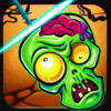 Swipe Zombie Head HD : Swipeout rope to free the farm