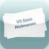 US State Nicknames Flash Cards