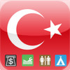 Leisuremap Turkey, Camping, Golf, Swimming, Car parks, and more