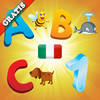 Italian Alphabet for Toddlers and Kids : Learn Italian language , letters and numbers ! FREE game