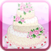 Rose Wedding Cake Cooking Game