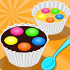 Lady & Girl Cooking: Muffins Smarties