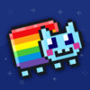 Flap-py Rainbow Cat - Tappy Nyan Adventure 8 Bit Pixel Edition