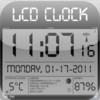 LCD Wallclock+Weather+Radio