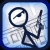 Stickmans Attack - Town Gun Shooting and Jumping
