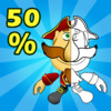 Percents. Smart Pirate: Math for Elementary School - Fractions as Percents, Equivalent, Percents Problems