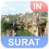 Surat, India Offline Map - PLACE STARS