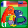 Easy ABC - Trilingual French, German and English alphabet for kids