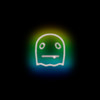 Flappy Ghost Neon