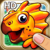 Dinosaurs walking with fun HD puzzles for toddlers and kindergarten kids with dinosaurs and colorful prehistoric animals