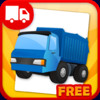 Trucks Flashcards Free - Things That Go words and sounds for kids