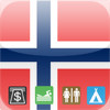 Leisuremap Norway, Camping, Golf, Swimming, Car parks, and more