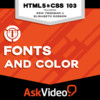 Course for HTML5 and CSS 103 - Fonts and Color
