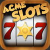 Acme Slots Machine - Saloon Wildhorse Spin Shot Edition with Prize Wheel, Black Jack & Roulette