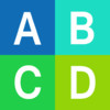 ABCD - 2048 edition,swipe tile from A to Z letters