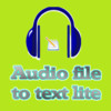 AA AI audio file to text lite