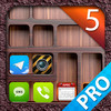 App Shelves & Icon Skins for iPhone 5 Pro