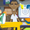 Obama Homework - Clean Room,Tidy Cloth,Make Dinner