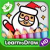 Kids Drawing: Christmas - Free Holiday Coloring and Drawing for Kids with Santa Claus and his Elves in HD!
