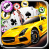 A Real Blackjack Cards Games - Police Crime Fighting Car Racing Edition