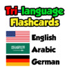 Flashcards - English, Arabic, German