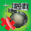 Happy Bernard's puzzles for kids. Musical instruments.