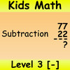Kids Math Subtraction Level 3
