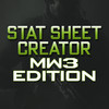 Stat Sheet Creator - MW3 Edition