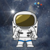 Astronaut through Space
