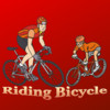 riding bicycle