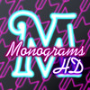 Neon Monogram HD - Designer Wallpaper, Icon Skin Monograms and Customized Backgrounds