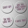 Shut Up Button Box Collection - iArgue Lite